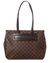 Louis Vuitton Louis Vuitton Brown Damier Ebene Coated Canvas Parioli Pm (Authentic Pre-Loved)