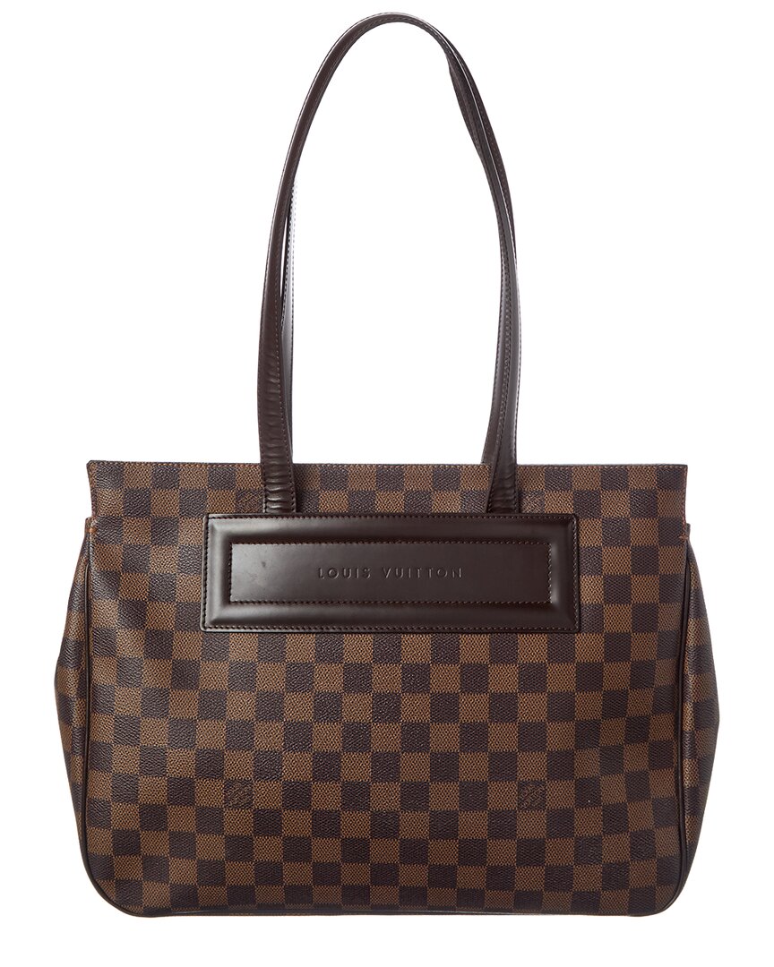 Louis Vuitton Louis Vuitton Brown Damier Ebene Coated Canvas Parioli Pm (Authentic Pre-Loved)