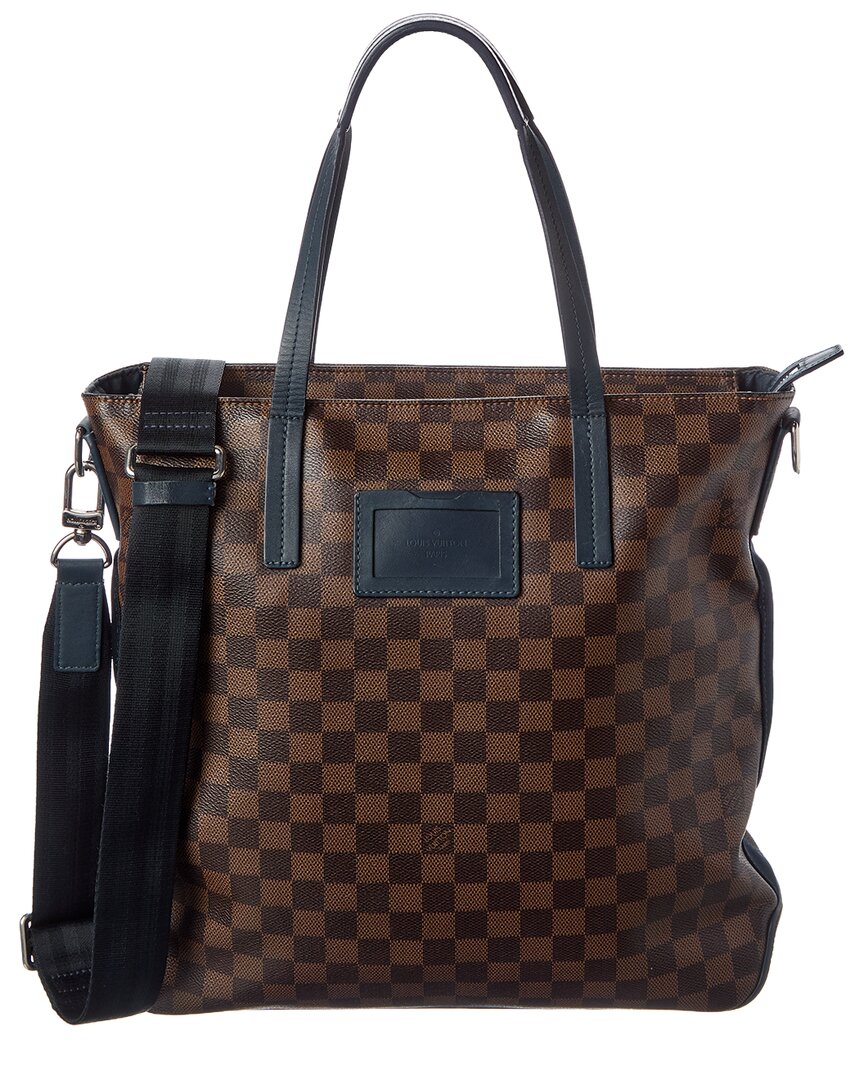 Louis Vuitton Louis Vuitton Brown Damier Ebene Coated Canvas Herald (Authentic Pre-Loved)
