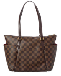 Louis Vuitton Louis Vuitton Brown Damier Ebene Coated Canvas Totally Pm (Authentic Pre-Loved)