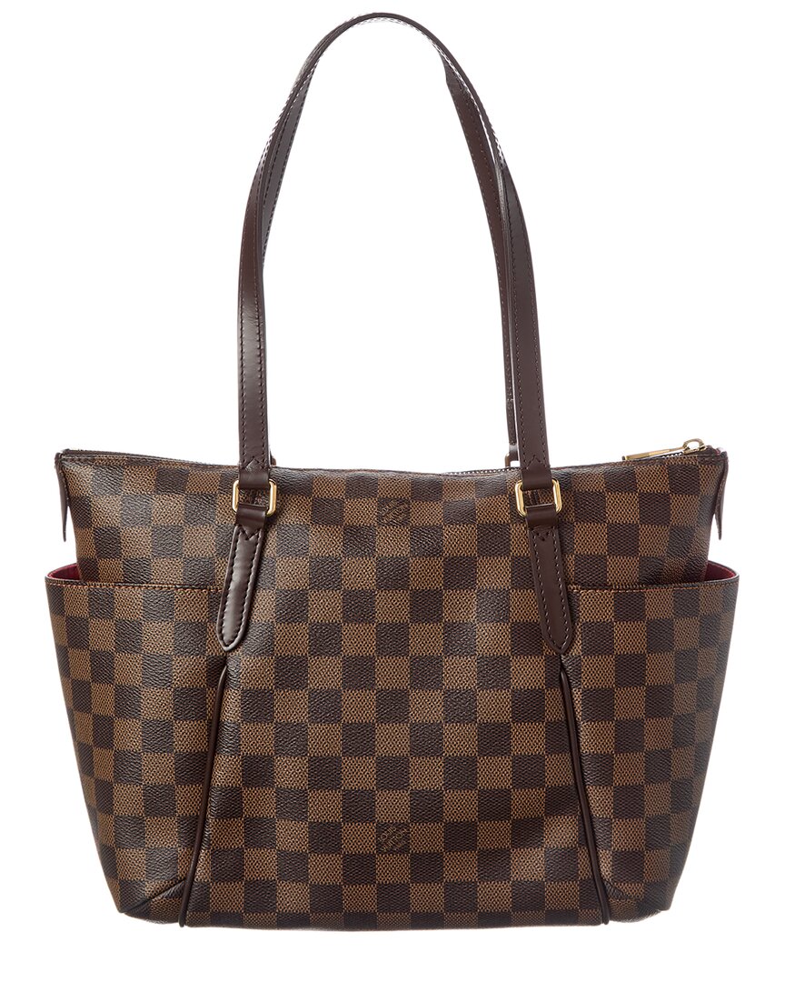Louis Vuitton Louis Vuitton Brown Damier Ebene Coated Canvas Totally Pm (Authentic Pre-Loved)
