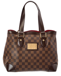 Louis Vuitton Louis Vuitton Brown Damier Ebene Coated Canvas Hampstead Pm (Authentic