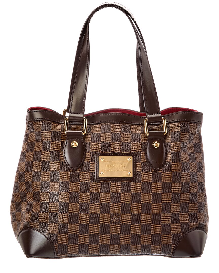 Louis Vuitton Louis Vuitton Brown Damier Ebene Coated Canvas Hampstead Pm (Authentic