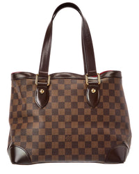Louis Vuitton Louis Vuitton Brown Damier Ebene Coated Canvas Hampstead Pm (Authentic