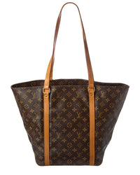 Louis Vuitton Louis Vuitton Brown Monogram Coated Canvas Sac Shopping (Authentic Pre-Loved)