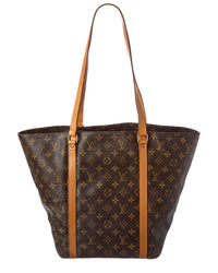 Louis Vuitton Louis Vuitton Brown Monogram Coated Canvas Sac Shopping (Authentic Pre-Loved)