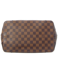 Louis Vuitton Louis Vuitton Brown Damier Ebene Coated Canvas Hampstead Pm (Authentic