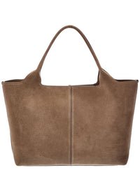 TOD's Tod's Logo Medium Suede Tote
