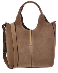 TOD's Tod's Logo Mini Suede Tote