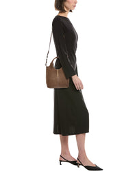 TOD's Tod's Logo Mini Suede Tote
