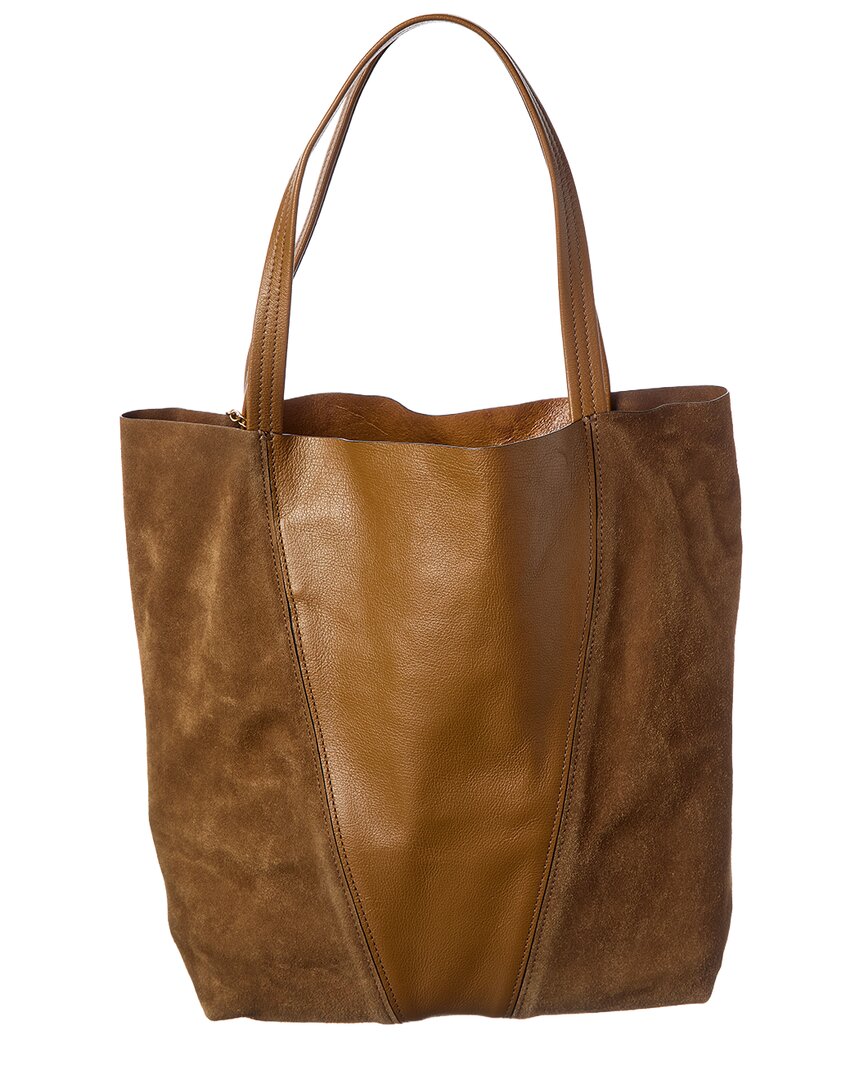 Chloé Chloé Spin Suede & Leather Tote
