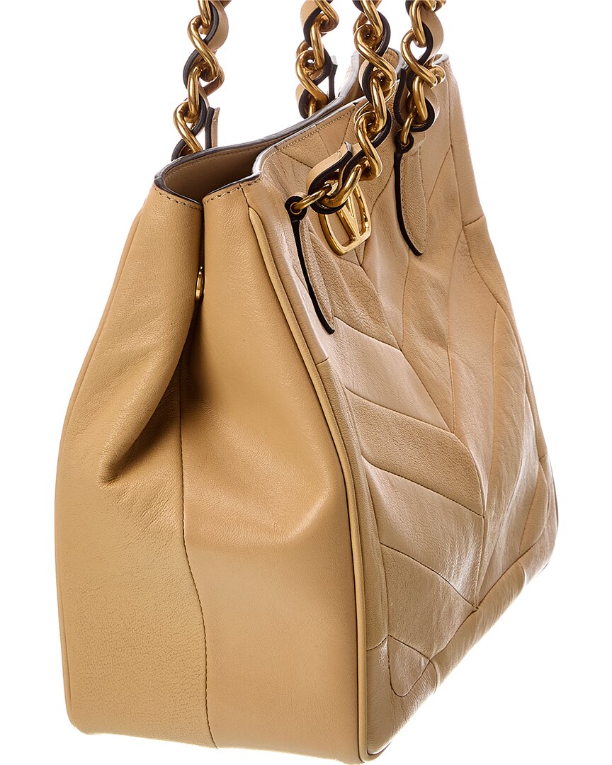 Valentino Valentino Vlog Leather Tote