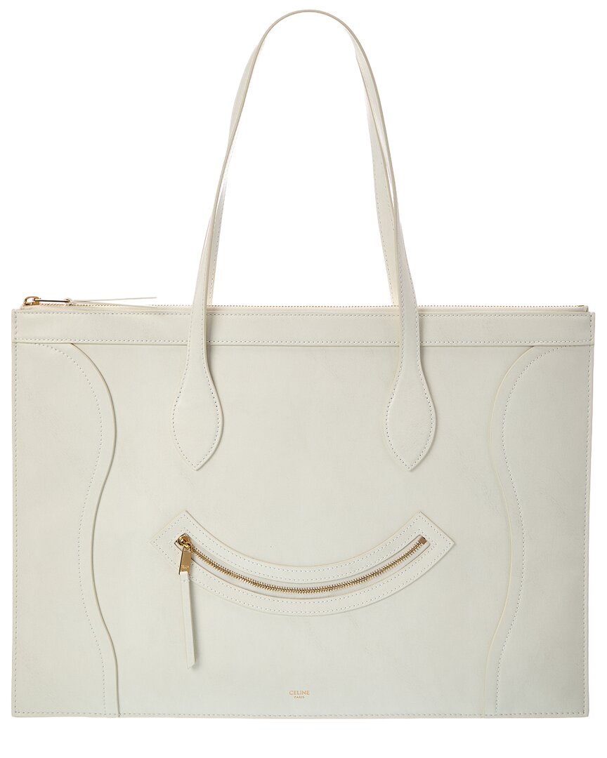 CELINE Celine Leather Tote