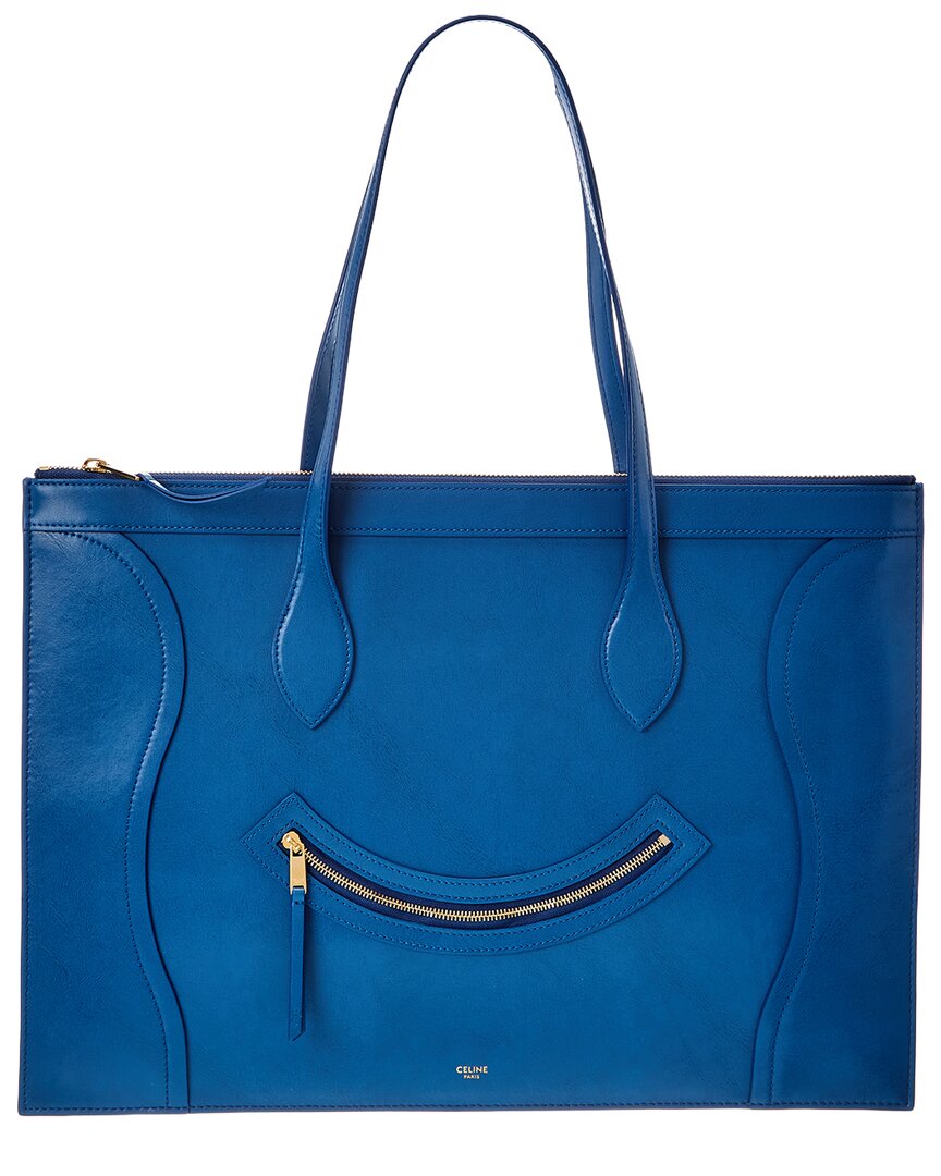 CELINE Celine Leather Tote