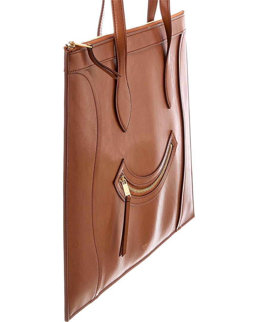 CELINE Celine Leather Tote