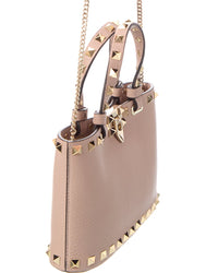 Valentino Valentino Rockstud Mini Leather Tote