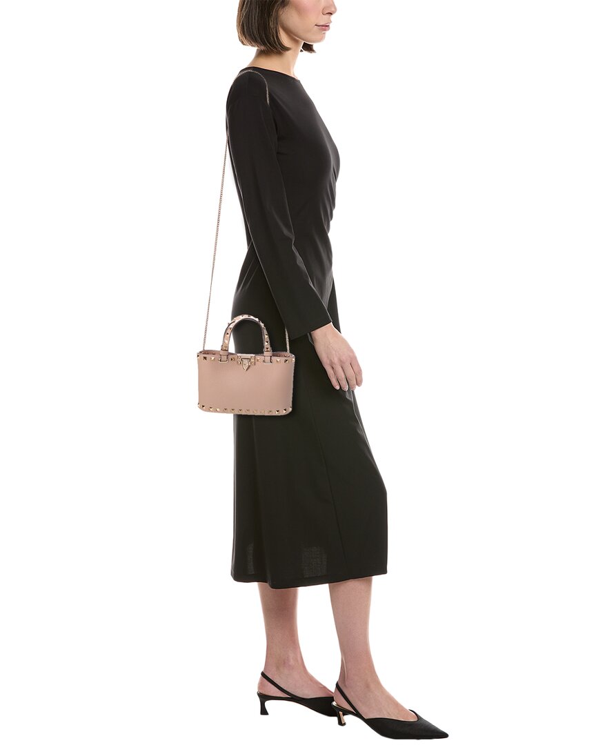 Valentino Valentino Rockstud Mini Leather Tote