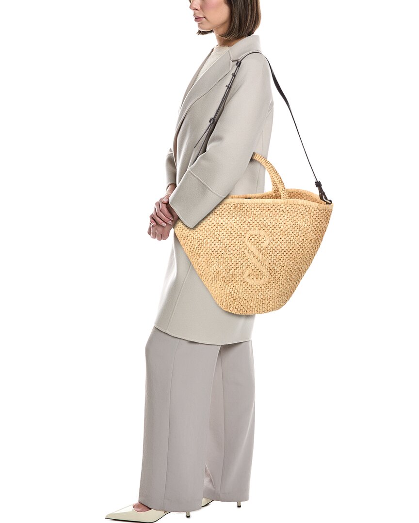 Proenza Schouler Proenza Schouler Raffia & Leather Tote