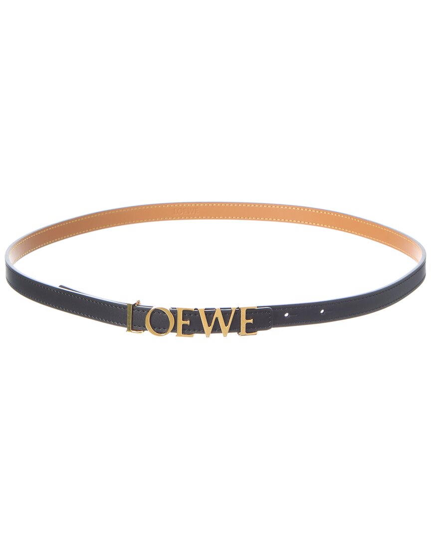 Loewe Logo Leather Belt