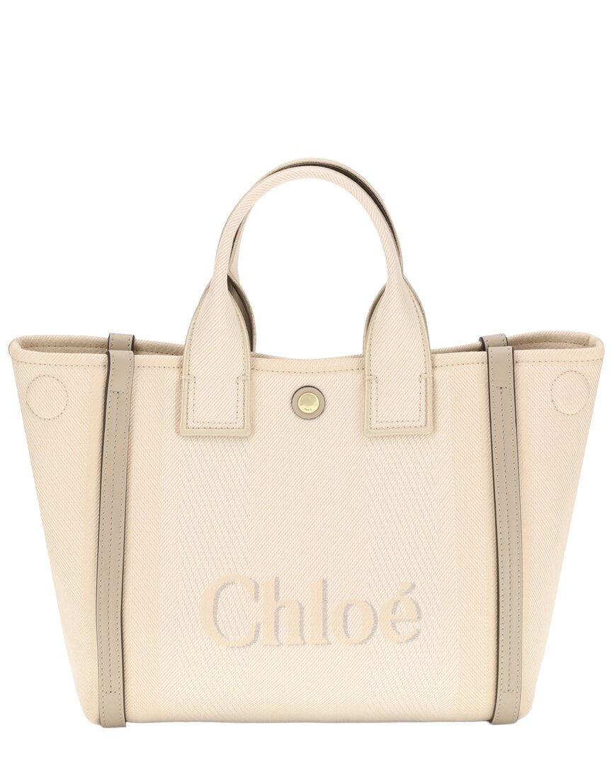 Chloé Chloé Small Chloé Canvas Carry Tote