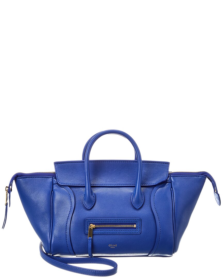 CELINE Celine Little Luggage Leather Shoulder Bag