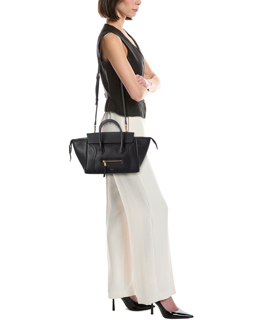 CELINE Celine Leather Tote