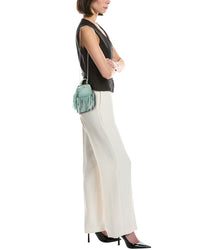 FENDI Fendi Nano Peekaboo Leather Clutch