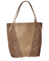 Chloé Chloé Spin Suede & Leather Tote