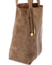 Chloé Chloé Spin Suede & Leather Tote