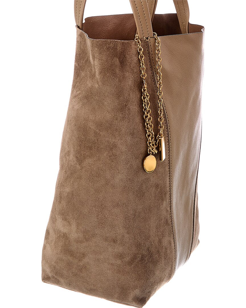 Chloé Chloé Spin Suede & Leather Tote