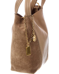 Chloé Chloé Spin Small Suede & Leather Tote