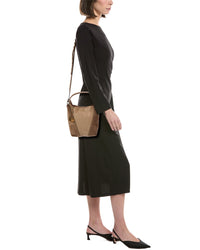 Chloé Chloé Spin Small Suede & Leather Tote