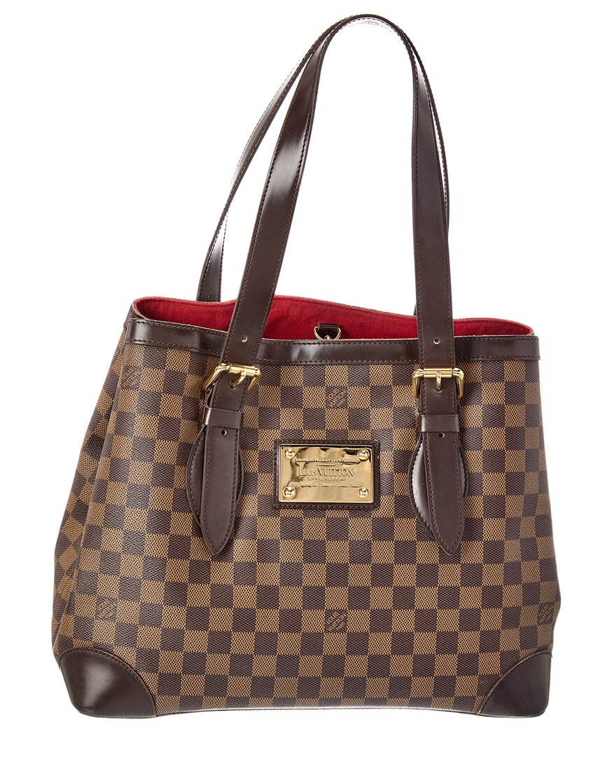 Louis Vuitton Louis Vuitton Brown Damier Ebene Hampstead Mm (Authentic Pre-Loved)