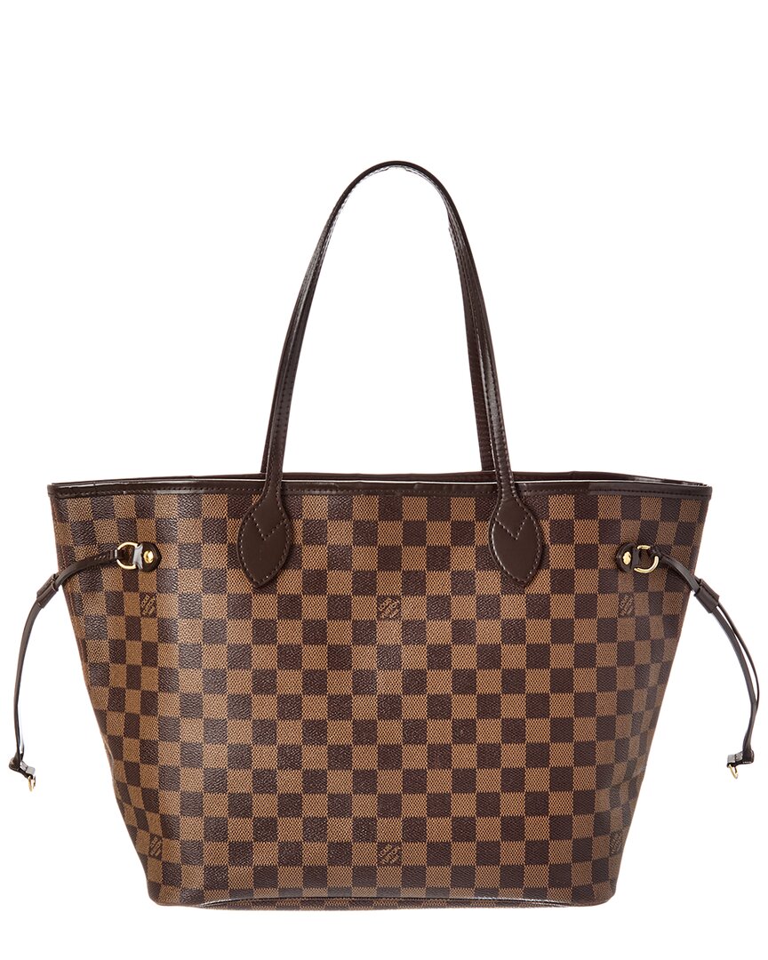 Louis Vuitton Louis Vuitton Brown Damier Ebene Neverfull Mm (Authentic Pre-Loved)