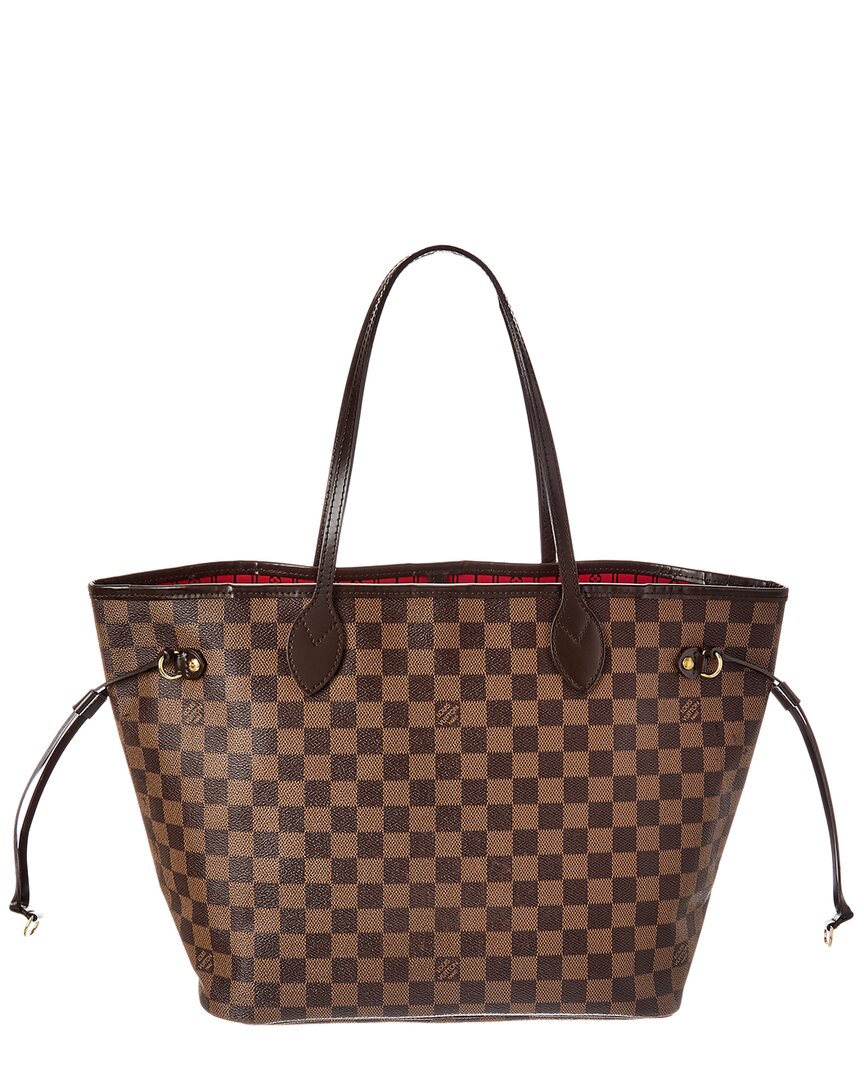 Louis Vuitton Louis Vuitton Brown Damier Ebene Neverfull Mm (Authentic Pre-Loved)