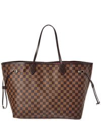 Louis Vuitton Louis Vuitton Brown Damier Ebene Neverfull Nm Mpo Gm (Authentic Pre-Loved)