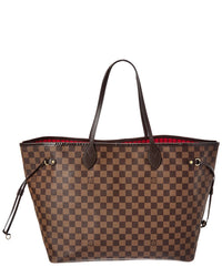 Louis Vuitton Louis Vuitton Brown Damier Ebene Neverfull Nm Mpo Gm (Authentic Pre-Loved)