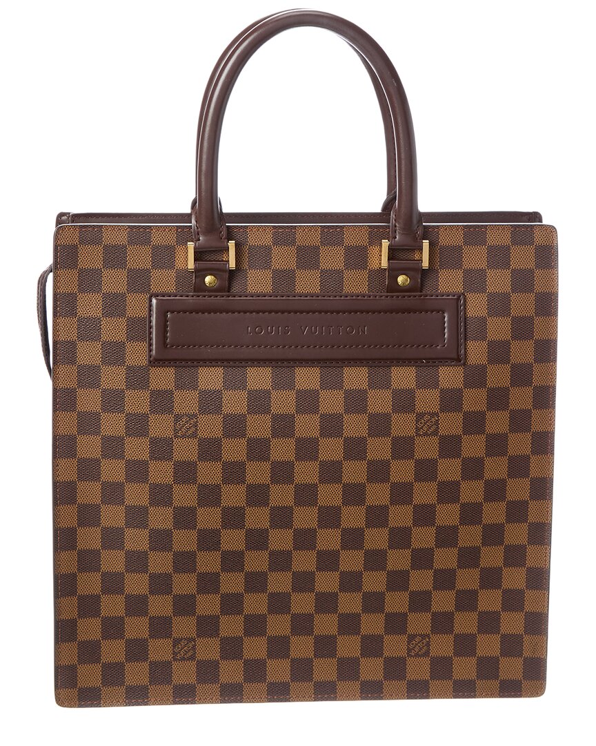 Louis Vuitton Louis Vuitton Multi Damier Ebene Canvas Venice Plat Gm (Authentic Pre-Loved)