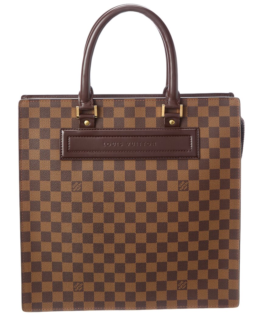 Louis Vuitton Louis Vuitton Multi Damier Ebene Canvas Venice Plat Gm (Authentic Pre-Loved)
