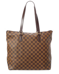 Louis Vuitton Louis Vuitton Brown Damier Ebene Canvas Cabas Mezzo (Authentic Pre-Loved)