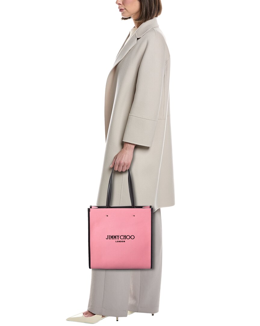 Jimmy Choo Jimmy Choo N/S Canvas & Leather Tote