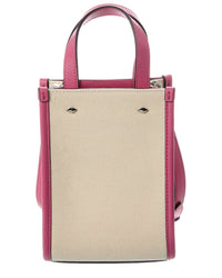 Jimmy Choo Jimmy Choo Mini N/S Canvas & Leather Tote