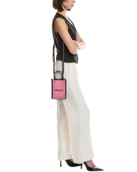 Jimmy Choo Jimmy Choo Mini N/S Canvas & Leather Tote