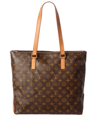 Louis Vuitton Louis Vuitton Brown Monogram Canvas Cabas Mezzo (Authentic Pre-Loved)