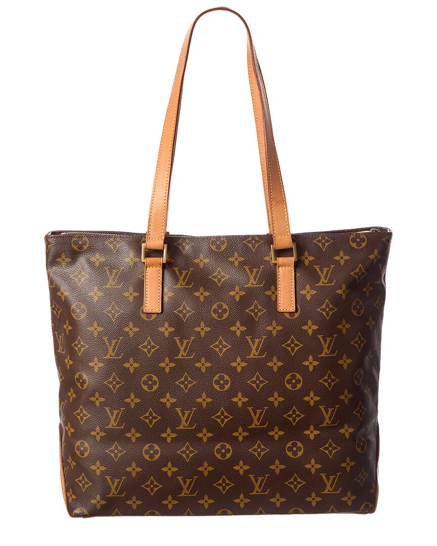 Louis Vuitton Louis Vuitton Brown Monogram Canvas Cabas Mezzo (Authentic Pre-Loved)