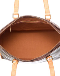 Louis Vuitton Louis Vuitton Brown Monogram Canvas Cabas Mezzo (Authentic Pre-Loved)
