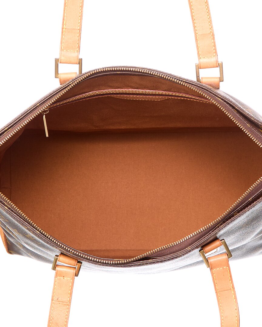 Louis Vuitton Louis Vuitton Brown Monogram Canvas Cabas Mezzo (Authentic Pre-Loved)