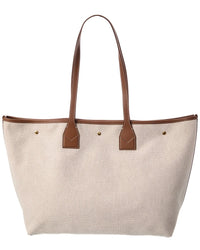 Burberry Burberry Canvas & Leather Tote