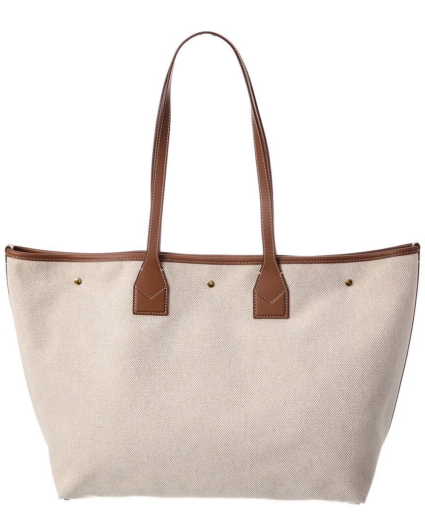 Burberry Burberry Canvas & Leather Tote