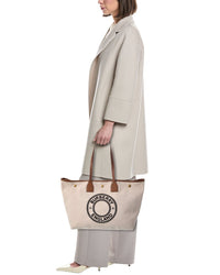 Burberry Burberry Canvas & Leather Tote